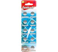 EUNICELL LR920 AG6 Lot de 10 piles bouton 1,5 V - Piles alcalines pour montres, jouets et électronique - Remplace SR920W