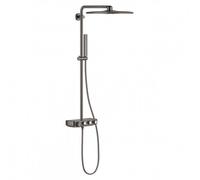 Euphoria Smartcontrol System 310 Cube duo colonne de douche avec mitigeur thermostatique, Hard graphite (26508A00)
