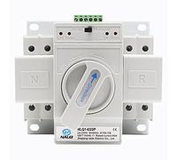 EUPXRHY Commutateur de Transfert Automatique à Double Alimentation Mini Inverseur de Source Monophasé 2P 220V 32A 40A 50A 63A Commutateur de Transfert de Puissance Double