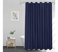EurCross Rideau de douche bleu 180x200 cm imperméable anti-moisissure tissu polyester