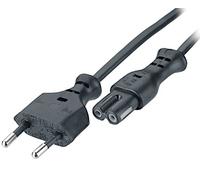 Euro 2-pin Powercord, 1.8m