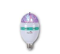 EURO MARKETING MANUFACTURING Lumière rotative Multicolore, Blanc, Unique