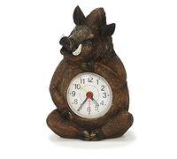 Euro Souvenirs Poly Boar Réveil mécanique et à Corde 9 x 5 x 14 cm Multicolore