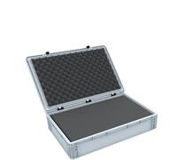 Eurobox avec couvercle à charnières et insert en mousse alvéolée 64/12 HG