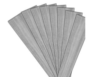 Eurodeco Polystyrène PS Panneaux de plafond, revêtement aspect bois, imitation, souple, panneau muraux imitation décors 100x16,7cm épaisseur 3mm (20m², P20)