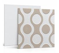 Eurodeco Retro Vintage Panneaux 3D en souple polystyrène XPS PS, panneau de plafond 50x50cm, décors muraux, revêtement, de 2-3 mm d'épaisseur
