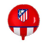 EuroFiestas, Ballon Aluminium Atlético de Madrid Rond Anniversaire, 45Cm | Ballon Foil Atlético de Madrid, Décoration Officielle pour Anniversaires et Fêtes