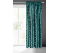 Eurofirany Adria Rideau en Velours avec Galon fronceur - Aspect Velours à Motifs - 1 pièce - Motif géométrique Moderne Classique - pour Salon, Chambre à Coucher, Porte de Balcon, 140 x 270 cm -