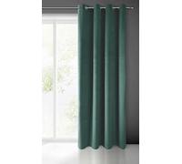 Eurofirany Pierre Rideau en Velours avec Oeillets - 1 pièce. Rideau Occultant Thermiques, Rideau Opaque pour Chambre Salon Salle à Manger, Densité 215 g/m², 140x250 cm, Turquoise Foncé