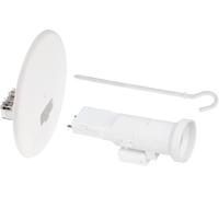 EUR'OHM Couvercle de finition DCL pour boîtes point de centre - Ø120mm Kit couvercle DCL + Piton 120mm + Douille D 27 - Câble gaine et connectique