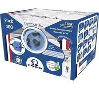 Pack de 100 Boîtes d'encastrement étanches à l'air 1 poste XL + Scie cloche Eur'Ohm diam. 67mm prof - EUROHM - 52062