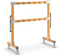 eurokraft Pro | Support pour Accessoires d'élingage | Mobile, longueur 1900 mm