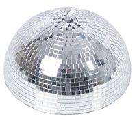 Eurolite 059982 Demi-boule à facettes motorisé 30 cm Miroir