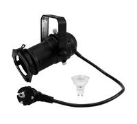 Eurolite 20000559 Lot de mini spots GU10 et ampoule GU10 230 V LED SMD 7 W 3000 K Blanc chaud