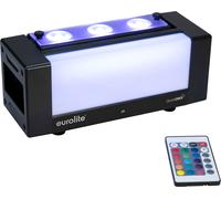 EUROLITE AKKU Bar-3 Glow Q lex QuickDMX - Projecteurs à batterie