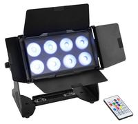 EUROLITE AKKU Multiflood IP 8x10W RGBW Wash CRMX (41606258)