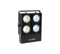 EUROLITE Aveugle d'audience 4x100W LED COB CW/WW - Blinders