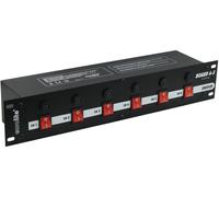 EUROLITE Board 6-S avec 6x bouchons de sécurité - Interrupteur et régulateurs