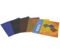 EUROLITE Color-Foil Set 24x24cm, quatre couleurs - Films de couleur et filtres