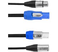 EUROLITE Combi Cable DMX P-Con/5 pin XLR 3m - Câbles hybrides