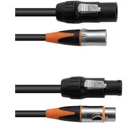 EUROLITE Combi Cable DT-2 DMX IP T-Con/3 Pin XLR 5m - Câbles hybrides