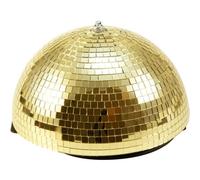 EUROLITE Demi-Miroir Boule 30cm or motorisé - Boules à facettes