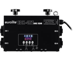 EUROLITE EDX-4RT DMX RDM Gradateur de structure alu Pack - Gradateur d'éclairage