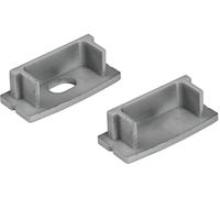 EUROLITE Embouts pour U-Profil 20mm argenté