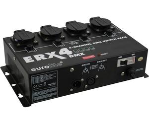 EUROLITE ERX-4 Pack de commutateurs DMX - Étages de sortie commutables (commutateur)