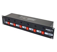 EUROLITE Board 6-S avec 6x bouchons de sécurité - Interrupteur et régulateurs