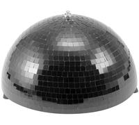 EUROLITE Half Mirror Ball 30cm noir motorisé - Boules à facettes