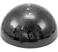 EUROLITE Half Mirror Ball 40cm noir motorisé - Boules à facettes