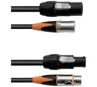 Eurolite Hybrid DMX Câble de liaison [1x XLR femelle 3 pôles - 1x XLR femelle 3 pôles] 1.5 m