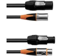 EuroLite Hybrid DMX Câble de liaison [1x XLR femelle 3 pôles - 1x XLR femelle 3 pôles] 1.5 m