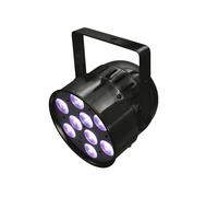 Eurolite LED PAR-56, 9x8W QCL, noir court