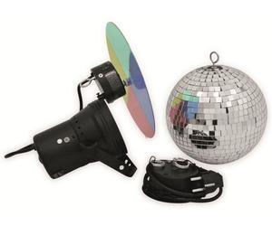 Eurolite Mirror ball set 20cm with pinspot Mehrfarbig (50101855)