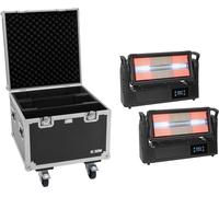 EUROLITE Set 2x LED IP Mega PIX Strobe 714 SWING + Flightcase avec roulettes - Kits