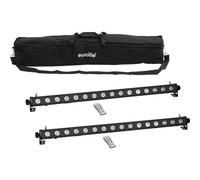 EUROLITE Set 2x LED PIX-16 QCL Leiste + Soft-Bag (20000991)
