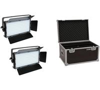 EUROLITE Set 2x LED PLL-480 CW/WW Panel + Case - Kits