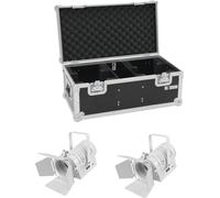 EUROLITE Set 2x LED THA-40PC ws + Case