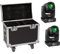 EUROLITE Set 2x LED TMH-B90 + Mallette à roulettes - Kits