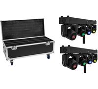 EUROLITE Set 2x LED TMH Bar S120 + Mallette avec roues - Kits complets