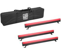EUROLITE Set 3x AKKU PT-100/32 Pixel DMX Tube + Soft-Bag - Projecteurs à batterie