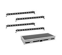 EUROLITE Set 4x LED BAR-12 QCL RGBA Bar + Case