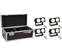 EUROLITE Set 4x LED CBB-2 COB WW Bar + Case - Kits