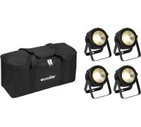 EUROLITE Set 4x LED PARty Spot COB + Soft Bag - Projecteurs PAR LED