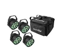 Set de 4x LED PARTY TCL Spot + Soft-Bag