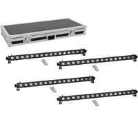EUROLITE Set 4x LED PIX-16 Q ar + Case - Kits