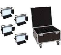 EUROLITE Set 4x LED PLL-480 CW/WW Panel + Case - Spots à LED/Projecteurs LED