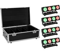 EUROLITE Set 4x LED PMB-4 COB QCL 30W Bar + Case - Barres LED